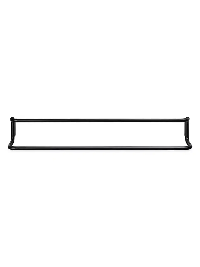 Modo Twin Towel Rail - Black