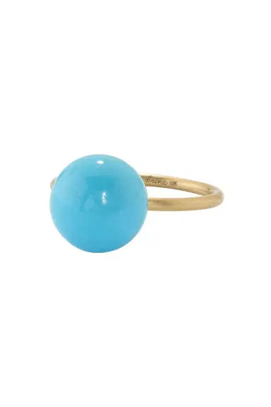 IRENE NEUWIRTH JEWELRY Medium Turquoise Gumball Ring | Thumbnail 1 IRENE NEUWIRTH JEWELRY Medium Turquoise Gumball Ring | Thumbnail 1