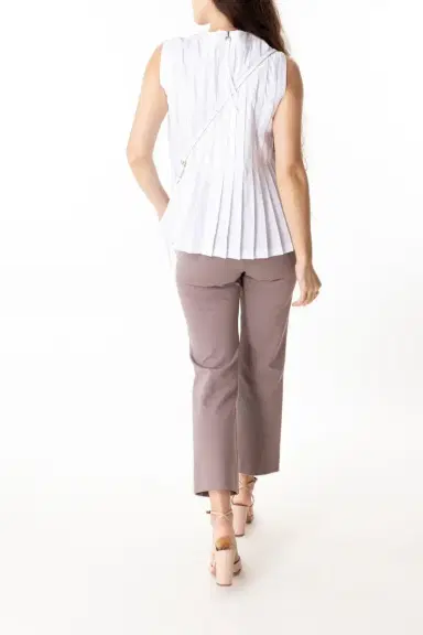 ODEEH Pleated Sleeveless Shirt | Thumbnail 4