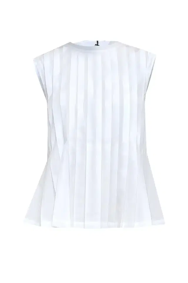 ODEEH Pleated Sleeveless Shirt