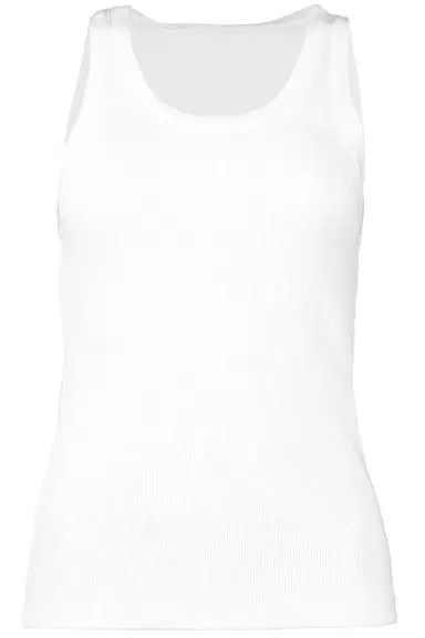 Vince Scoop Neck Tank - Optic | Thumbnail 1