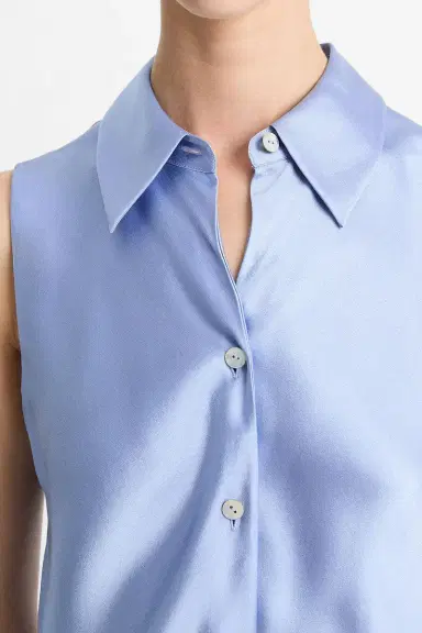 Vince SLEEVELESS BIAS SHIRT | Thumbnail 3