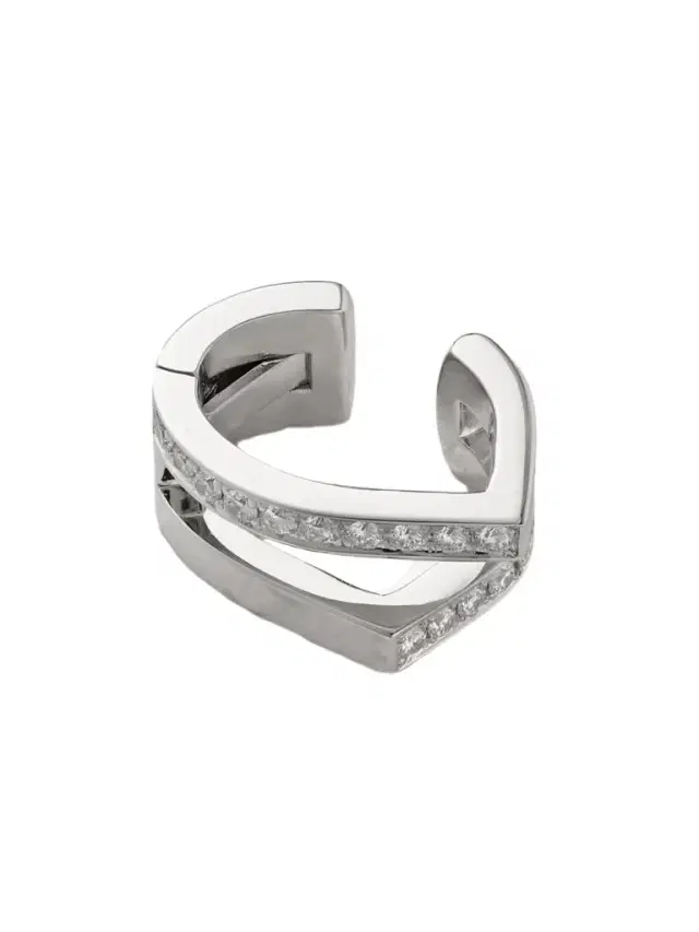 Antifer 18-karat White Gold Diamond Ear Cuff