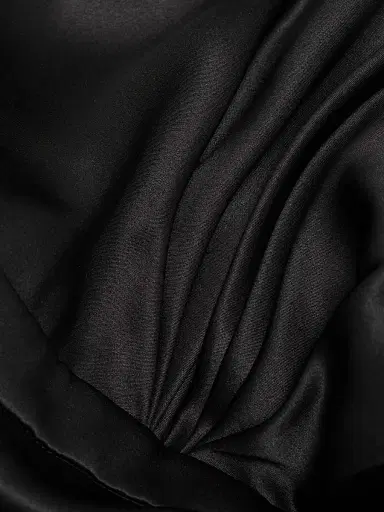 Nili Lotan Women's Essy Silk Plunging V-Halterneck Gown - Black - Size 12 | Thumbnail 7 Nili Lotan Women's Essy Silk Plunging V-Halterneck Gown - Black - Size 12 | Thumbnail 7
