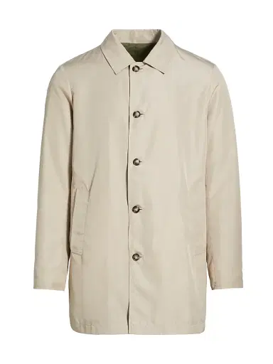 Saks Fifth Avenue Men's Reversible Car Coat - Light Grey Olive - Size XL | Thumbnail 1 Saks Fifth Avenue Men's Reversible Car Coat - Light Grey Olive - Size XL | Thumbnail 1