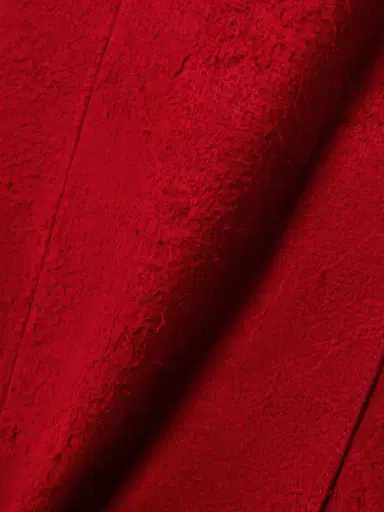 Alexander McQueen Strapless Suede Midi Dress | Thumbnail 4