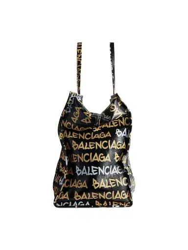 Balenciaga Women's Bazar Shopper Bag - Black Beige | Thumbnail 3 Balenciaga Women's Bazar Shopper Bag - Black Beige | Thumbnail 3
