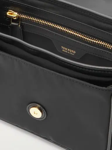 Tom Ford Leather-Trimmed Recycled-Nylon Messenger Bag - Men | Thumbnail 5 Tom Ford Leather-Trimmed Recycled-Nylon Messenger Bag - Men | Thumbnail 5