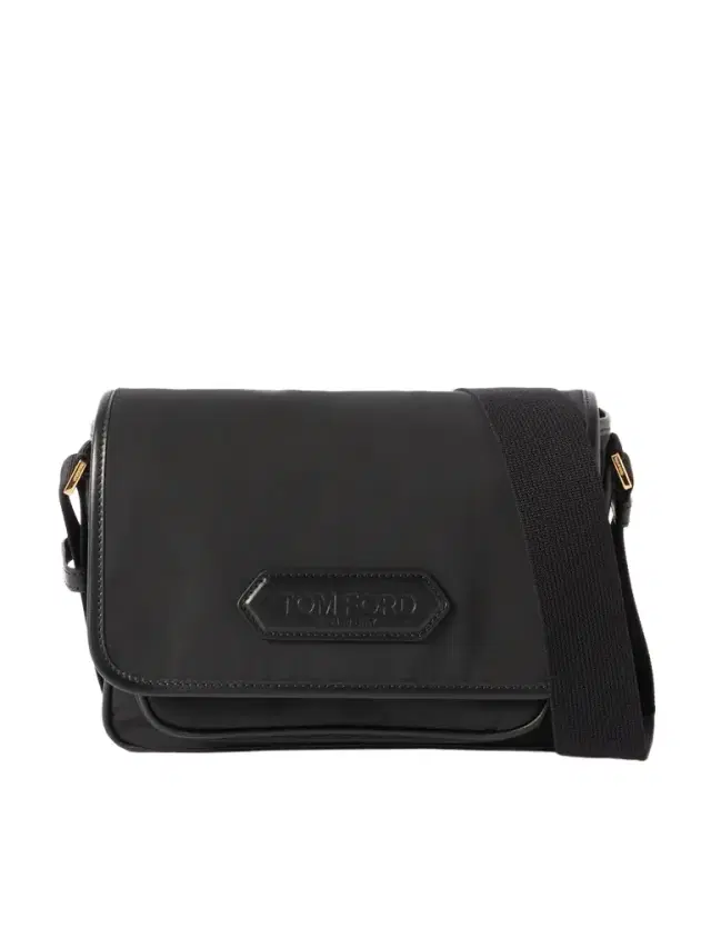 Tom Ford Leather-Trimmed Recycled-Nylon Messenger Bag - Men
