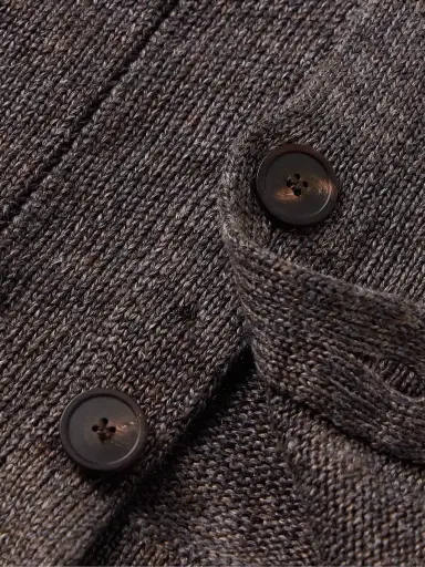 Inis Meáin Pub Jacket Linen Cardigan - Men | Thumbnail 4 Inis Meáin Pub Jacket Linen Cardigan - Men | Thumbnail 4