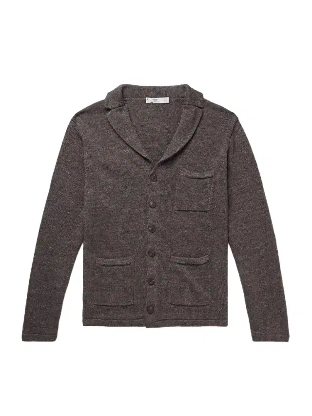 INIS MEAIN Pub Jacket Linen Cardigan - Men