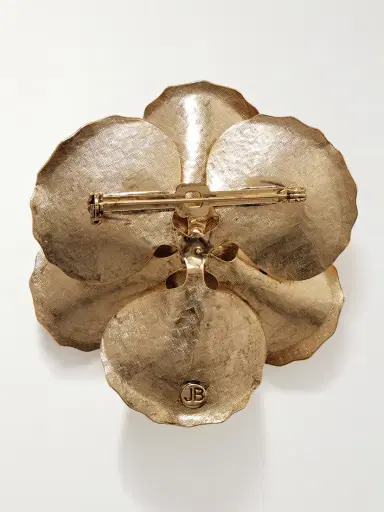 Jennifer Behr Gladiolus Gold-plated Brooch | Thumbnail 3 Jennifer Behr Gladiolus Gold-plated Brooch | Thumbnail 3