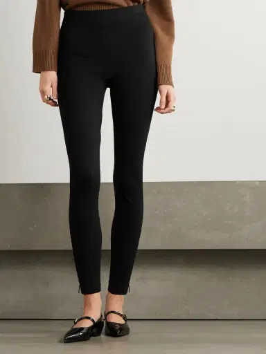 Spanx supersmooth™ Perfectfit Zip-embellished Stretch-ponte Leggings | Thumbnail 3 Spanx supersmooth™ Perfectfit Zip-embellished Stretch-ponte Leggings | Thumbnail 3