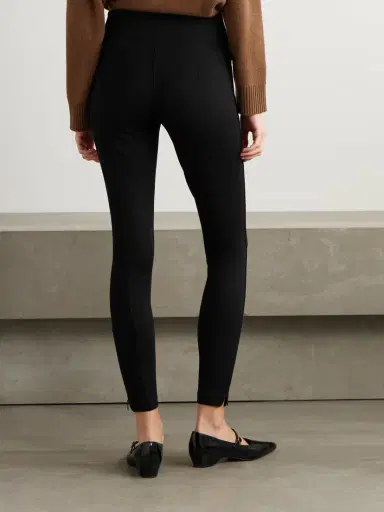 Spanx supersmooth™ Perfectfit Zip-embellished Stretch-ponte Leggings | Thumbnail 4 Spanx supersmooth™ Perfectfit Zip-embellished Stretch-ponte Leggings | Thumbnail 4
