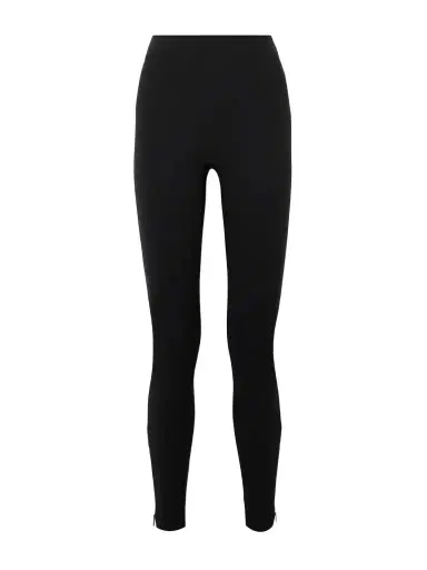 Spanx supersmooth™ Perfectfit Zip-embellished Stretch-ponte Leggings | Thumbnail 1 Spanx supersmooth™ Perfectfit Zip-embellished Stretch-ponte Leggings | Thumbnail 1
