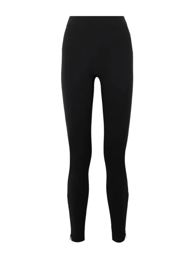 supersmooth™ Perfectfit Zip-embellished Stretch-ponte Leggings