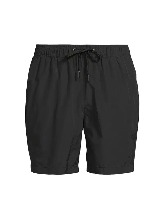 Men's Charles Cotton-Nylon Shorts - Black