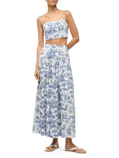Staud Women's Federico Crop Tank | Thumbnail 2 Staud Women's Federico Crop Tank | Thumbnail 2