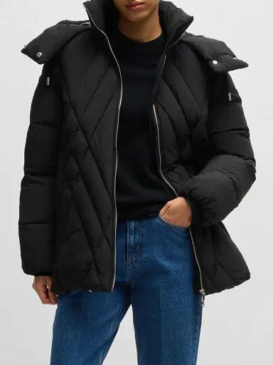 BOSS Women's Water-Repellent Jacket with Seasonal Quilting - Blue | Thumbnail 2 BOSS Women's Water-Repellent Jacket with Seasonal Quilting - Blue | Thumbnail 2