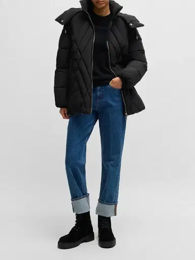 BOSS Women's Water-Repellent Jacket with Seasonal Quilting - Blue | Thumbnail 6 BOSS Women's Water-Repellent Jacket with Seasonal Quilting - Blue | Thumbnail 6