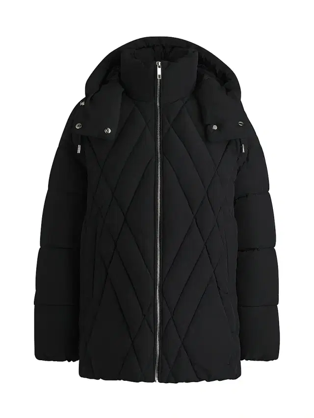 Women's Water-Repellent Jacket with Seasonal Quilting - Blue