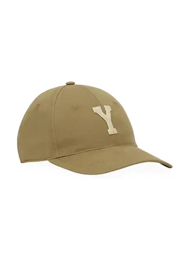 Saint Laurent Women's Y Varsity Cap in Gabardine | Thumbnail 4