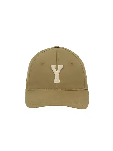 Saint Laurent Women's Y Varsity Cap in Gabardine | Thumbnail 1