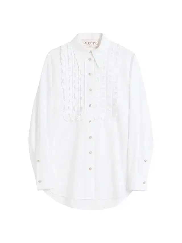 Valentino Garavani Women's Cotton Poplin Shirt - Optic White