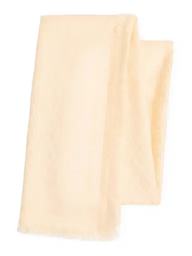 Valentino Garavani Women's Toute La V Wool and Silk Shawl - Butter | Thumbnail 3