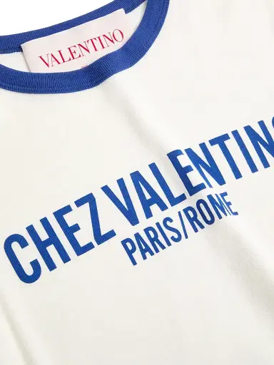 Valentino Garavani Women's Jersey Cotton T-Shirt | Thumbnail 8 Valentino Garavani Women's Jersey Cotton T-Shirt | Thumbnail 8