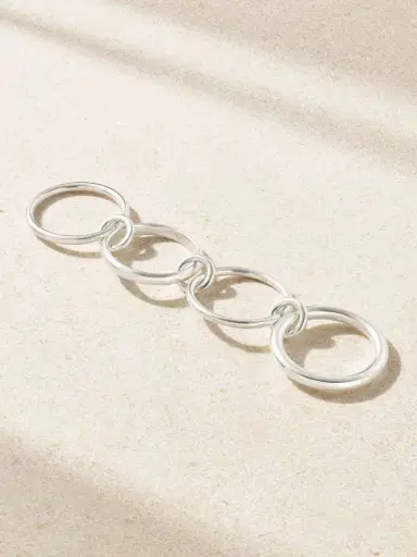 Spinelli Kilcollin Hyacinth Set Of Four Sterling Silver Rings | Thumbnail 4 Spinelli Kilcollin Hyacinth Set Of Four Sterling Silver Rings | Thumbnail 4