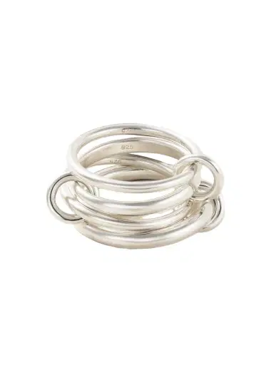 Spinelli Kilcollin Hyacinth Set Of Four Sterling Silver Rings | Thumbnail 1 Spinelli Kilcollin Hyacinth Set Of Four Sterling Silver Rings | Thumbnail 1