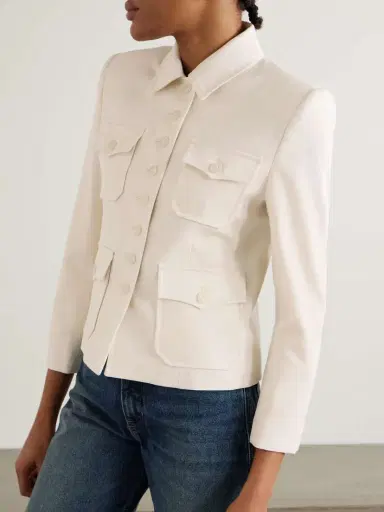 Nili Lotan Jamison Wool-twill Jacket | Thumbnail 3 Nili Lotan Jamison Wool-twill Jacket | Thumbnail 3