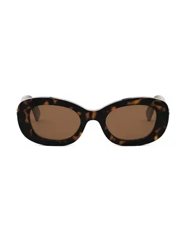 BVLGARI Women's B. Zero1 50MM Oval Sunglasses - Dark Havana Brown | Thumbnail 2