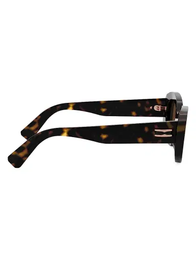BVLGARI Women's B. Zero1 50MM Oval Sunglasses - Dark Havana Brown | Thumbnail 7
