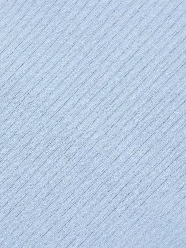 Courrèges Women's Reedition Rib-Knit Blouse - Sky | Thumbnail 7 Courrèges Women's Reedition Rib-Knit Blouse - Sky | Thumbnail 7