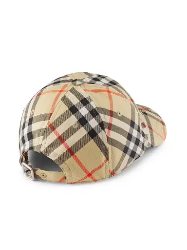 Burberry Men's EKD Check Baseball Cap | Thumbnail 2 Burberry Men's EKD Check Baseball Cap | Thumbnail 2