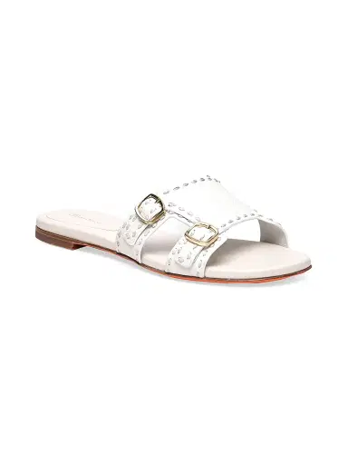 Santoni Women's Leather Sandals | Thumbnail 2 Santoni Women's Leather Sandals | Thumbnail 2