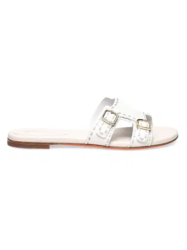 Santoni Women's Leather Sandals | Thumbnail 1 Santoni Women's Leather Sandals | Thumbnail 1
