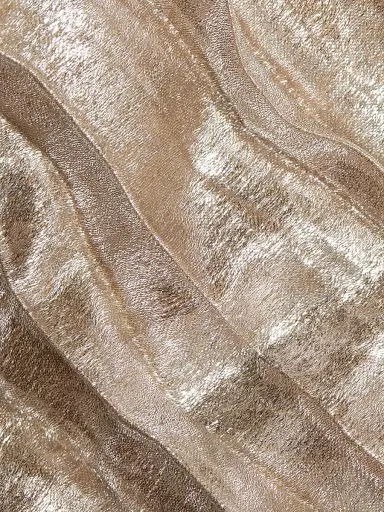 L'Idée Women's La Fete Parlour Metallic Ruched Balloon-Sleeve Gown | Thumbnail 8