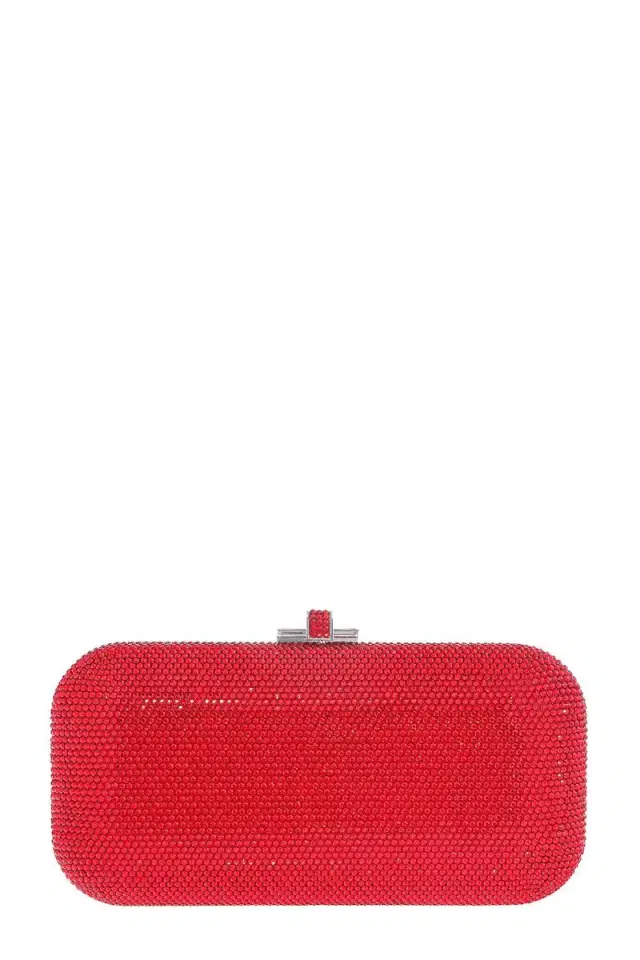 Judith Leiber Long Slide Clutch - Light Siam