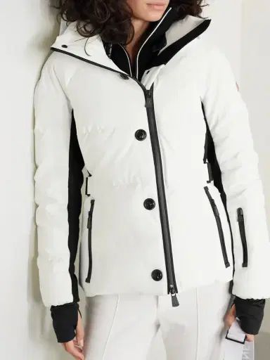 Moncler Grenoble Guyane Hooded Jersey-trimmed Quilted Shell Down Jacket | Thumbnail 3