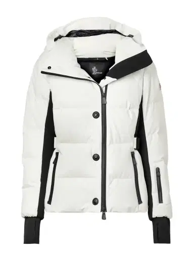 Moncler Grenoble Guyane Hooded Jersey-trimmed Quilted Shell Down Jacket | Thumbnail 1