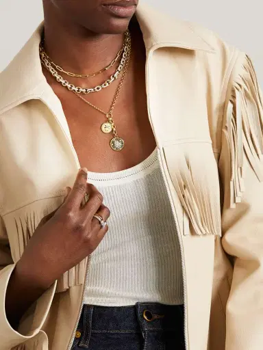 Foundrae Resilience And Passion 18-karat Gold, Enamel And Diamond Necklace | Thumbnail 5 Foundrae Resilience And Passion 18-karat Gold, Enamel And Diamond Necklace | Thumbnail 5