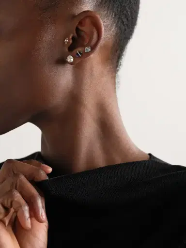 Melissa Joy Manning 14-karat Recycled Gold, Pearl And Diamond Earrings | Thumbnail 4 Melissa Joy Manning 14-karat Recycled Gold, Pearl And Diamond Earrings | Thumbnail 4