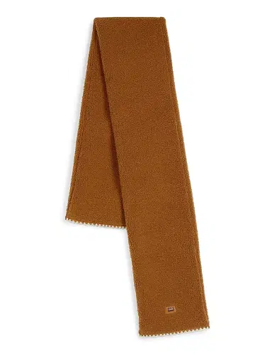 UGG Women's UggFluff Scalloped Faux Fur Scarf - Nimbus | Thumbnail 2 UGG Women's UggFluff Scalloped Faux Fur Scarf - Nimbus | Thumbnail 2