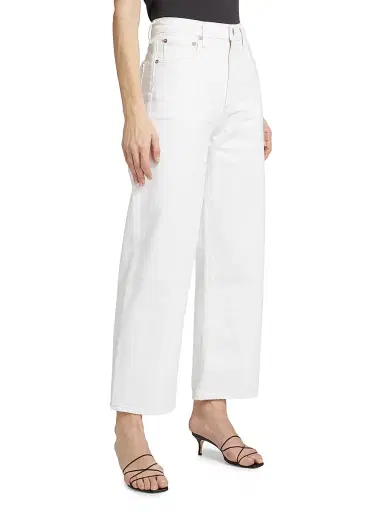 AGOLDE Women's Ren High-Rise Wide-Leg Jeans | Thumbnail 4
