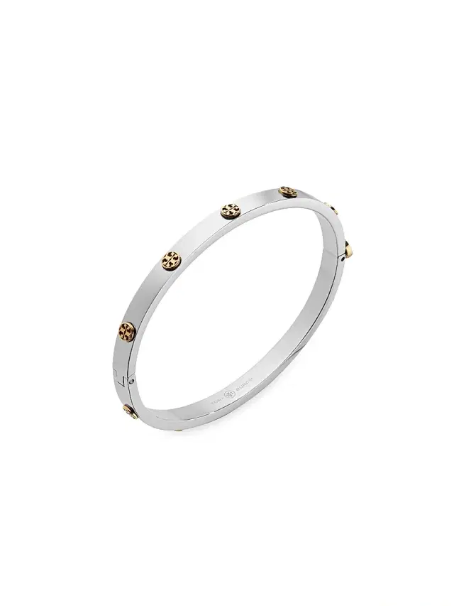 Women's Miller Stainless Steel Logo Bracelet - Mixed Metal