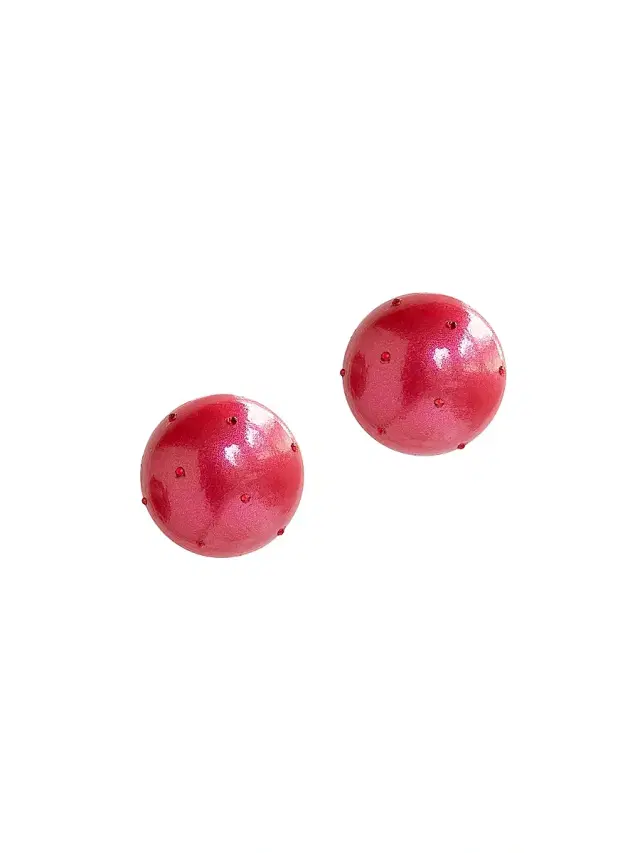Women's La Dolce Vita Gaia Mixed-Media Mini Stud Earrings - Coral Sunset