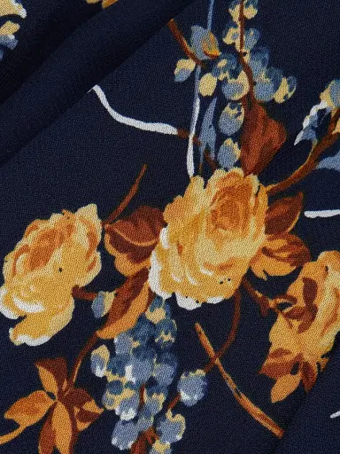 Reformation Women's Chrissie Floral Midi-Dress - Seychelle - Size 6 | Thumbnail 7